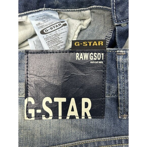 G Star Raw Jeans Womens 32x29 Blue Arc 3D Loose Tapered Leg Denim NEW - Picture 7 of 13